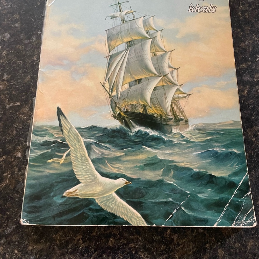 Vintage Ideals Magazines with Scenic Covers